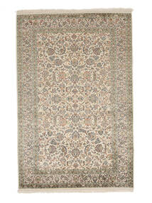 絨毯 オリエンタル カシミール ピュア シルク 127X192 茶色/オレンジ (絹, インド)