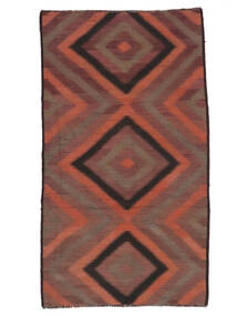 123X218 Tapete Afegão Vintage Kilim Oriental Vermelho Escuro/Castanho (Lã, Afeganistão) Carpetvista