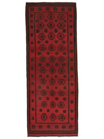  Afghán Vintage Kelim Koberec 158X400 Vintage Vlněný Tmavě Červená/Černá Malý Carpetvista