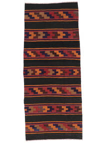 115X280 Alfombra Afghan Vintage Kilim Oriental De Pasillo Negro/Rojo Oscuro (Lana, Afganistán) Carpetvista