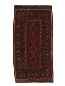 105X204 Afghan Vintage Kilim Rug Black Afghanistan Carpetvista