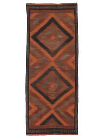  120X303 Afghan Vintage Kelim Teppich Läufer Dunkelrot/Schwarz Afghanistan Carpetvista