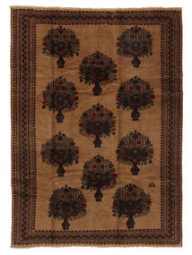 Baluch Rug Rug 195X280 Black/Brown Wool, Afghanistan Carpetvista