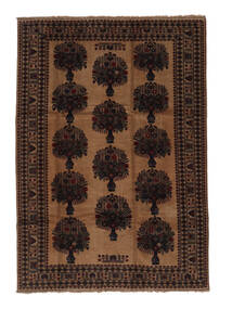 絨毯 バルーチ 206X295 ブラック/茶色 (ウール, アフガニスタン)