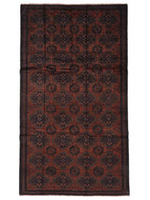 Baluch Rug Rug 190X338 Black/Dark Red Wool, Afghanistan Carpetvista
