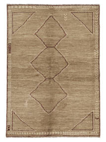 139X198 Tapete Contemporary Design Moderno Castanho/Laranja (Lã, Afeganistão) Carpetvista