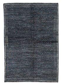  Berber Style Tappeto 137X198 Di Lana Nero/Grigio Scuro Piccolo Carpetvista