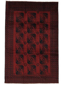 Tapete Oriental Balúchi 245X364 Preto/Vermelho Escuro (Lã, Afeganistão)
