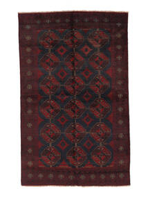 153X244 Baluch Rug Oriental Black/Dark Red (Wool, Afghanistan) Carpetvista