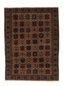  Oriental Baluch Rug 210X280 Black/Brown Wool, Afghanistan Carpetvista
