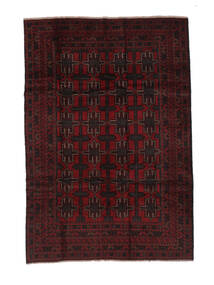  Oriental Baluch Rug 197X290 Black Wool, Afghanistan Carpetvista