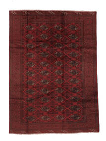 196X273 絨毯 オリエンタル バルーチ ブラック/ダークレッド (ウール, アフガニスタン) Carpetvista