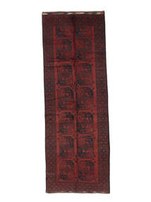 132X237 絨毯 バルーチ オリエンタル 廊下 カーペット ブラック/ダークレッド (ウール, アフガニスタン) Carpetvista