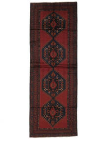  Baluch Rug 145X407 Wool Black/Dark Red Small Carpetvista