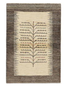 Persischer Gabbeh Persisch Fine Teppich 86X125 Orange/Braun (Wolle, Persien/Iran)