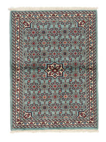  Hosseinabad Rug 102X139 Persian Wool Green/Black Small Carpetvista