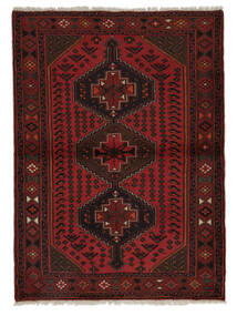  Hamadan Rug 108X149 Persian Wool Black/Dark Red Small Carpetvista