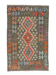  Kilim Afghan Old Style Rug 97X150 Wool Brown/Black Small Carpetvista