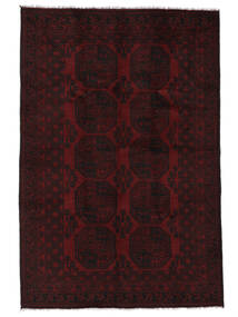 159X237 Afghan Fine Teppich Orientalischer Schwarz (Wolle, Afghanistan) Carpetvista