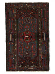  103X161 Hamadan Rug Black Persia/Iran Carpetvista