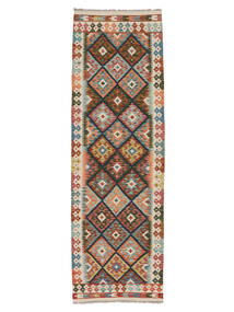  77X249 Lite Kelim Afghan Old Style Teppe Ull, Carpetvista