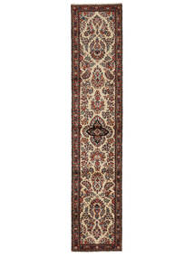 83X402 Mehraban Rug Oriental Runner
 Black/Dark Red (Wool, Persia/Iran) Carpetvista