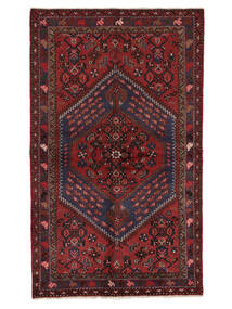  Itämainen Hamadan Matot Matto 131X218 Musta/Tummanpunainen Villa, Persia/Iran Carpetvista