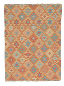  Persischer Kelim Fars Teppich 173X231 Braun/Orange (Wolle, Persien/Iran)