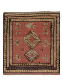 171X185 Kelim Vintage Matta Orientalisk Kvadratisk Brun/Mörkröd (Ull, Persien/Iran) Carpetvista