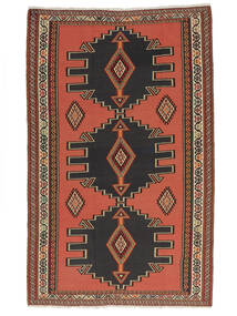  Persischer Kelim Vintage Teppich 201X317 Dunkelrot/Schwarz (Wolle, Persien/Iran)