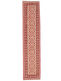 78X359 러그 오리엔탈 킬림 파르스 복도용 러너
 다크 레드/갈색 (울, 페르시아/이란) Carpetvista