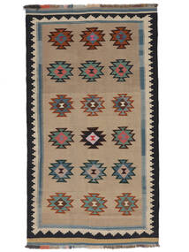 Persischer Kelim Vintage Teppich 118X216 Braun/Schwarz Carpetvista