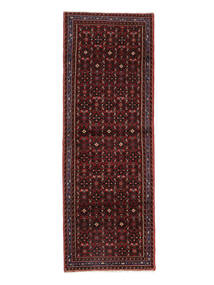 86X243 Hosseinabad Rug Oriental Runner
 Black/Dark Red (Wool, Persia/Iran) Carpetvista