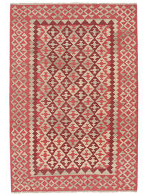 205X298 Kelim Fars Vloerkleed Oosters Donkerrood/Bruin (Wol, Perzië/Iran) Carpetvista