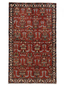 Alfombra Oriental Afshar 146X245 Rojo Oscuro/Negro (Lana, Persia/Irán)