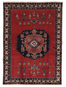  Persian Afshar Rug 167X234 Dark Red/Black Carpetvista