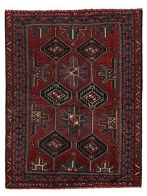 絨毯 ロリ 165X211 ブラック/ダークレッド (ウール, ペルシャ/イラン)