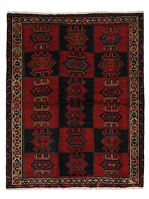 Lori Rug Rug 170X211 Black/Dark Red Wool, Persia/Iran Carpetvista