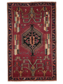 絨毯 オリエンタル ロリ 138X220 ダークレッド/ブラック (ウール, ペルシャ/イラン)