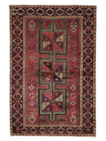 154X227 Tapete Oriental Lori Preto/Vermelho Escuro (Lã, Pérsia/Irão) Carpetvista