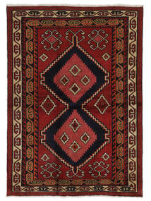  Orientalisk Lori Matta 163X228 Svart/Mörkröd Ull, Persien/Iran Carpetvista