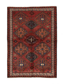  Persisk Lori Teppe 154X216 Svart/Mørk Rød (Ull, Persia/Iran)