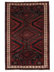 170X257 Alfombra Oriental Lori Negro/Rojo Oscuro (Lana, Persia/Irán)