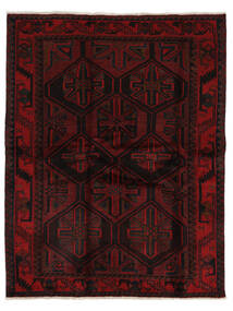 絨毯 ロリ 179X226 ブラック/ダークレッド (ウール, ペルシャ/イラン)