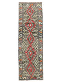91X291 絨毯 オリエンタル キリム アフガン オールド スタイル 廊下 カーペット 茶色 (ウール, アフガニスタン) Carpetvista