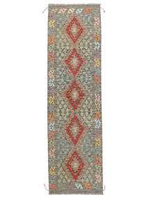 83X292 Tapis Kilim Afghan Old Style D'orient De Couloir Jaune Foncé/Marron (Laine, Afghanistan) Carpetvista