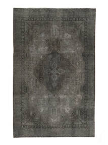絨毯 カラード ヴィンテージ 187X292 ブラック/ダークグリーン (ウール, ペルシャ/イラン)