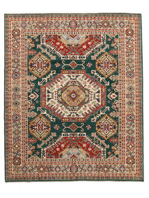  Orientalischer Kazak Fine Teppich 250X302 Dunkelrot/Braun Großer Wolle, Afghanistan Carpetvista