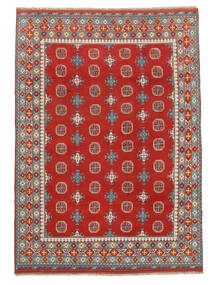  210X300 Afghan Fine Matot Matto Tummanpunainen/Ruskea Afganistan Carpetvista