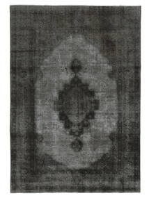 絨毯 カラード ヴィンテージ 246X352 ブラック/ダークグレー (ウール, ペルシャ/イラン)